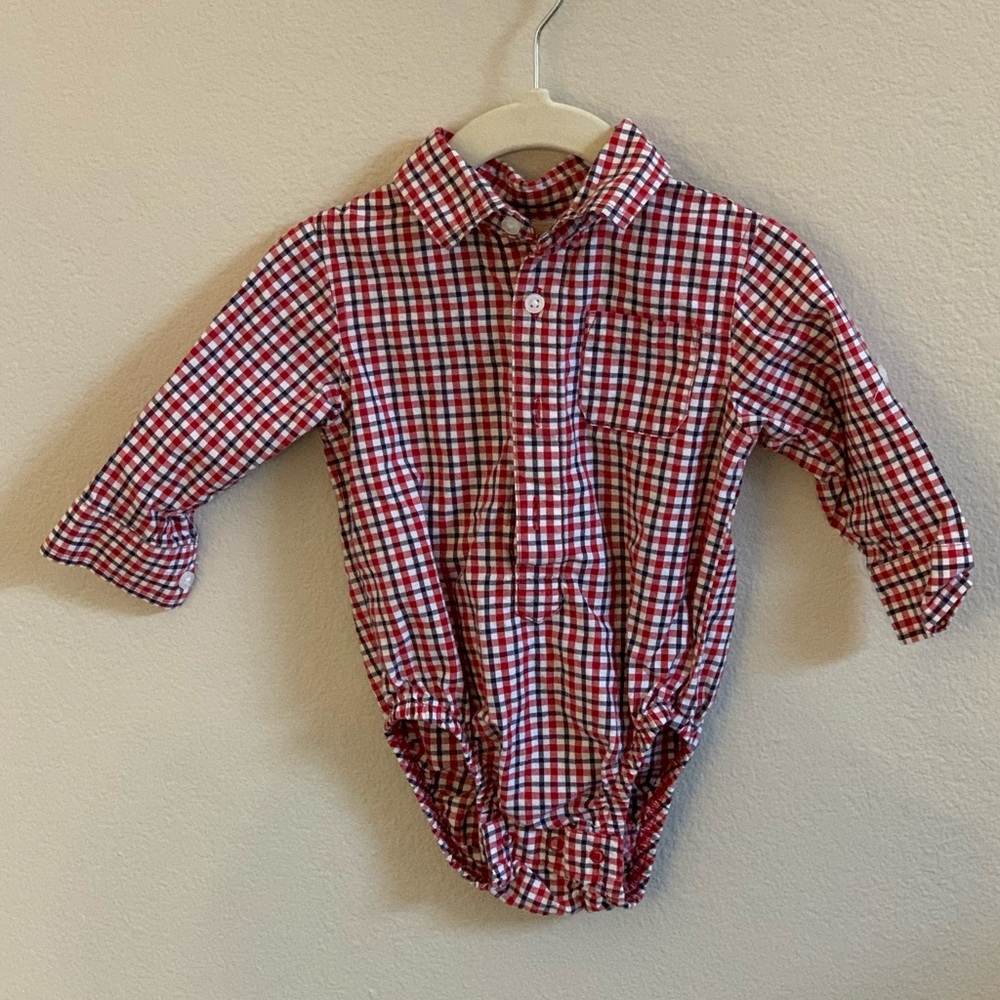 Crazy 8- baby button down